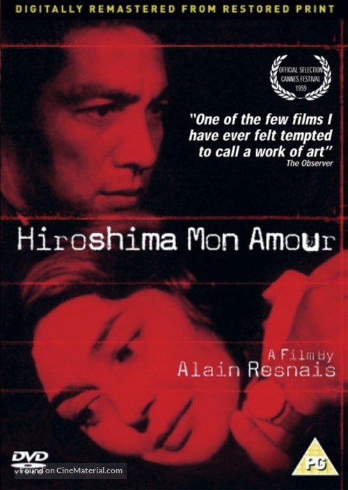 Hiroshima mon amour - British DVD movie cover