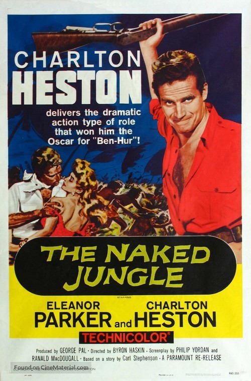 The Naked Jungle - Re-release movie poster
