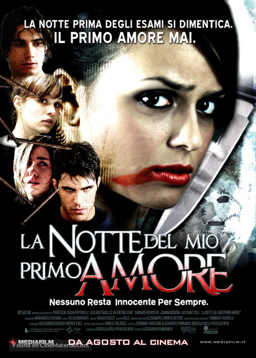 Notte del mio primo amore, La - Italian poster