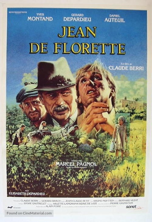 Jean de Florette - Swedish Movie Poster