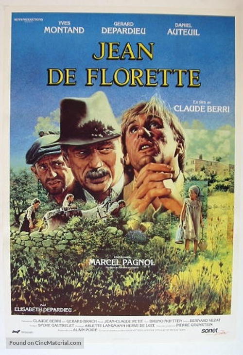 Jean de Florette - Swedish Movie Poster