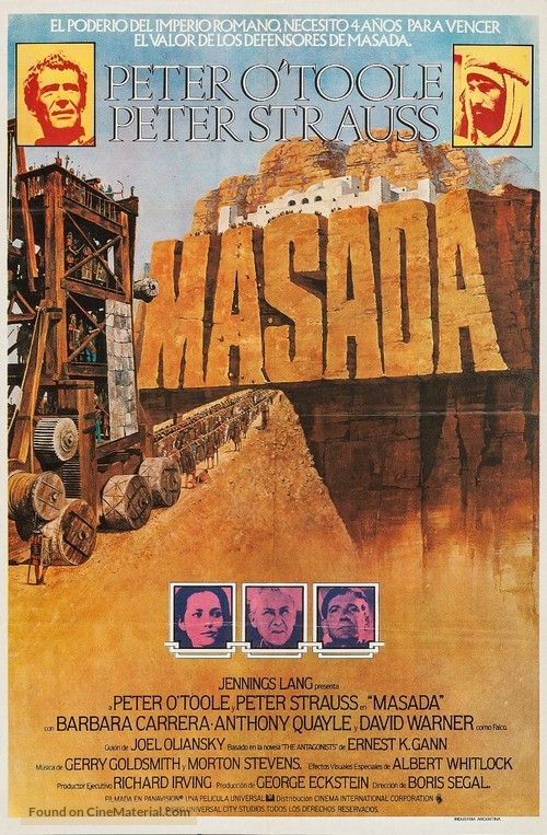 &quot;Masada&quot; - Argentinian Movie Poster