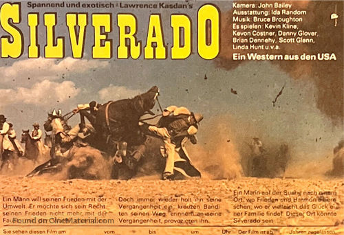 Silverado - German Movie Poster