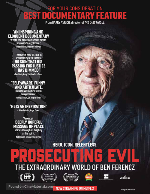 Prosecuting Evil - For your consideration movie poster