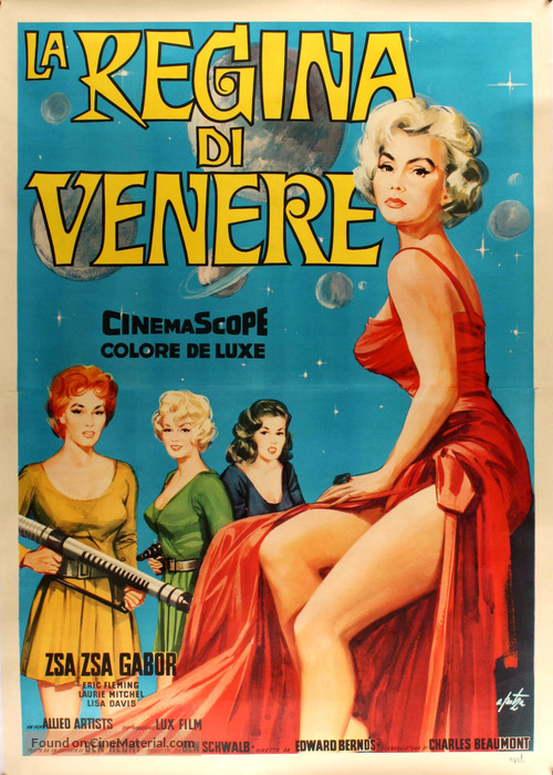 Queen of Outer Space - Italian Movie Poster