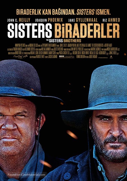 The Sisters Brothers - Turkish Movie Poster