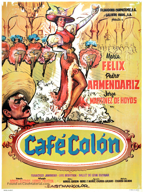 Caf&eacute; Col&oacute;n - Mexican Movie Poster