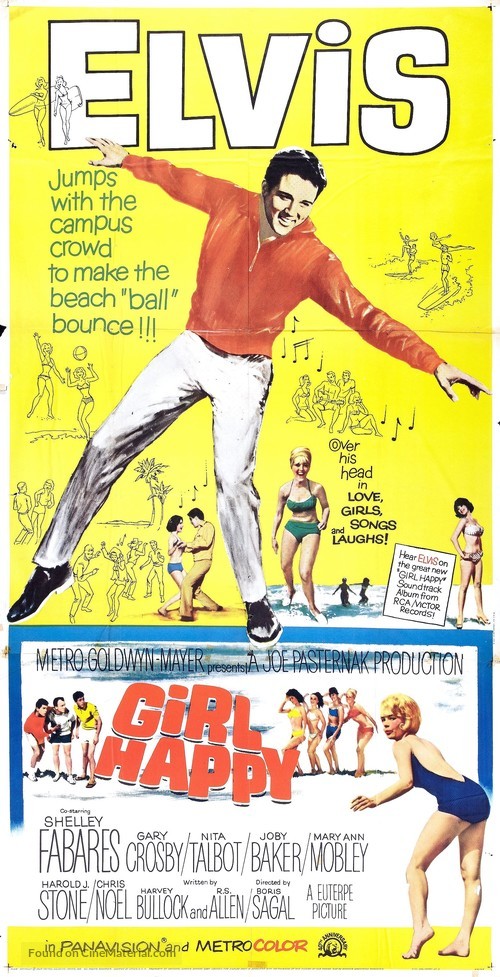 Girl Happy - Movie Poster