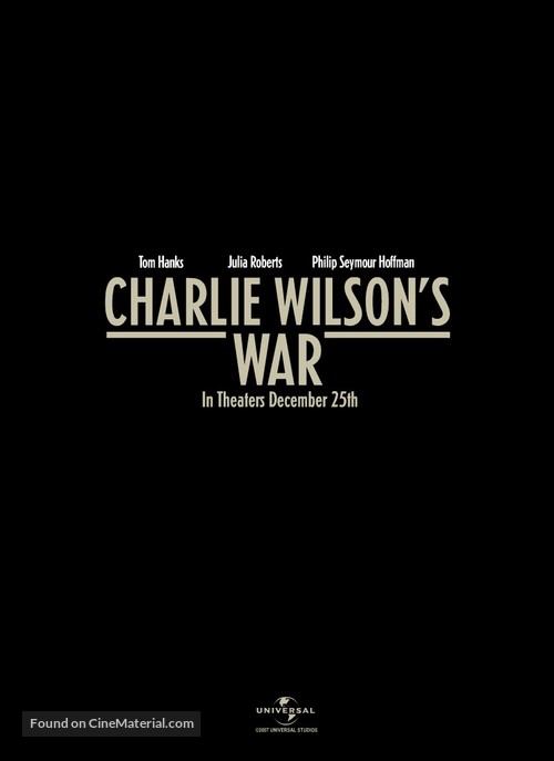 Charlie Wilson&#039;s War - Movie Poster