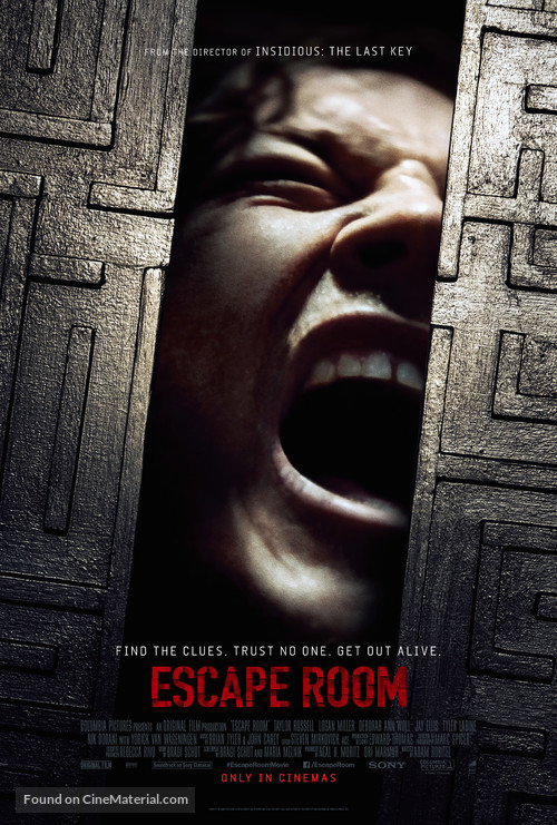 Escape Room - British Movie Poster