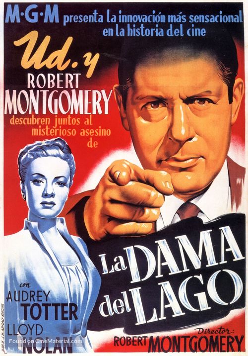 Lady in the Lake - Spanish Movie Poster