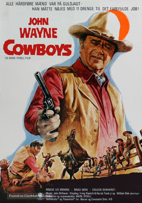 The Cowboys - Danish Movie Poster