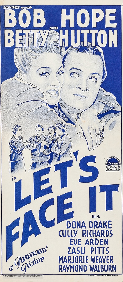 Let&#039;s Face It - Australian Movie Poster