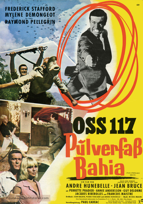 Furia &agrave; Bahia pour OSS 117 - German Movie Poster