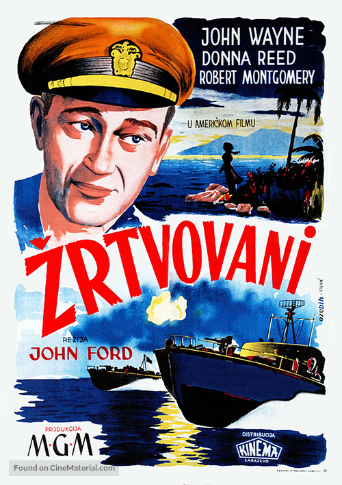 They Were Expendable - Yugoslav Movie Poster