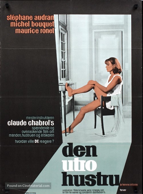 La femme infid&egrave;le - Danish Movie Poster