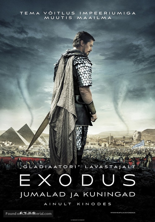 Exodus: Gods and Kings - Estonian Movie Poster