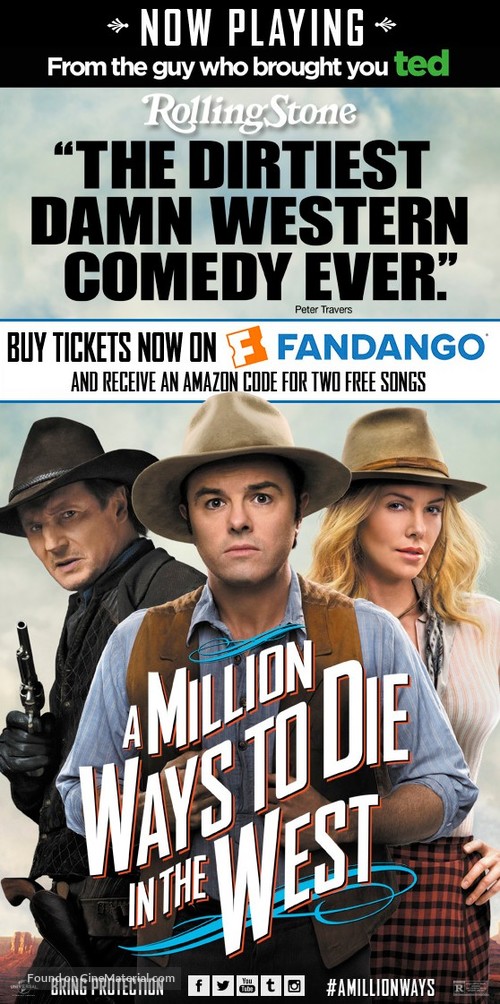 A Million Ways to Die in the West - Movie Poster