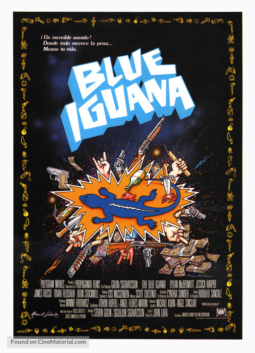 The Blue Iguana - Spanish Movie Poster