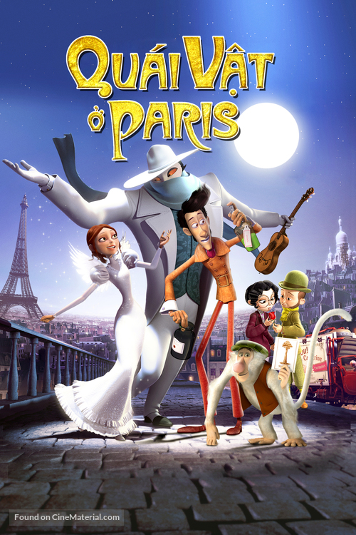 Un monstre &agrave; Paris - Vietnamese DVD movie cover