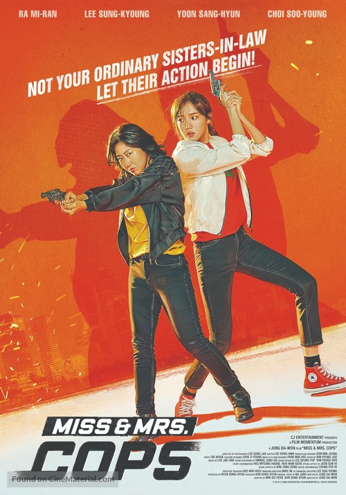 Miss &amp; Mrs. Cops - South Korean Movie Poster