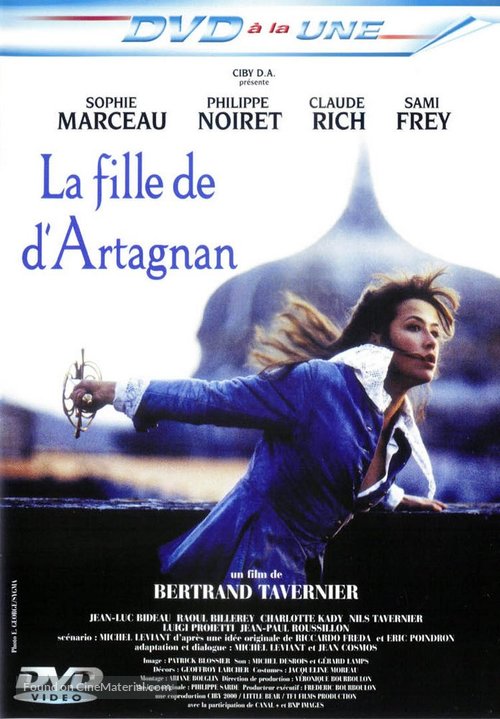 La fille de d&#039;Artagnan - French DVD movie cover