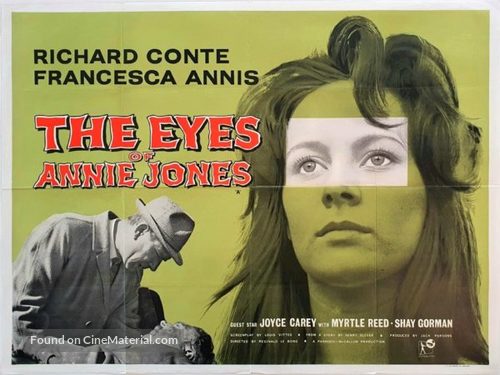 The Eyes of Annie Jones (1964) British movie poster