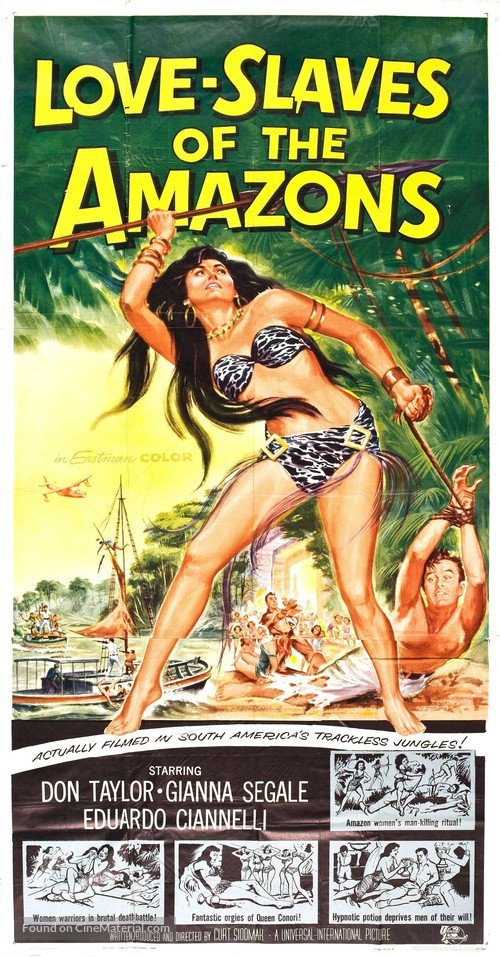 Love Slaves of the Amazons - Movie Poster