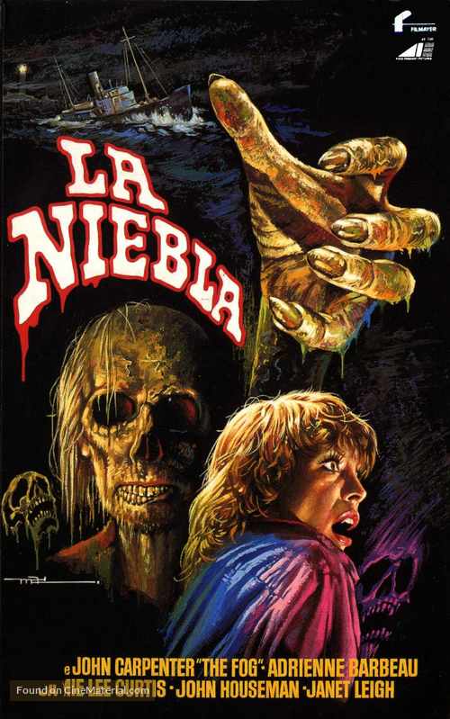 The Fog - Spanish VHS movie cover