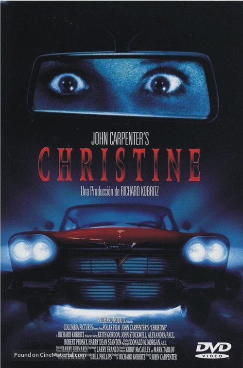 Christine - Spanish DVD movie cover