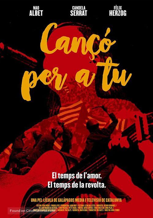 Can&ccedil;&oacute; per a tu - Spanish Movie Poster