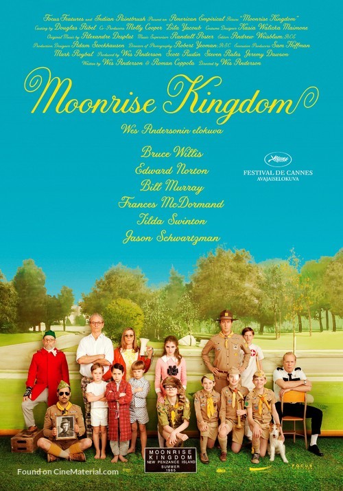 Moonrise Kingdom - Finnish Movie Poster