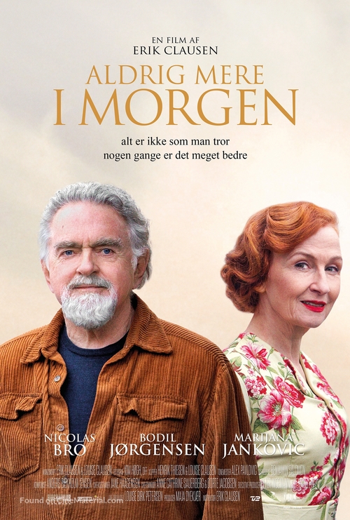 Aldrig mere i morgen - Danish Movie Poster