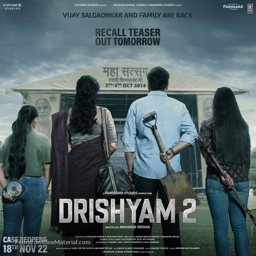 Drishyam 2 - Indian Movie Poster