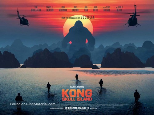 Kong: Skull Island - British Movie Poster