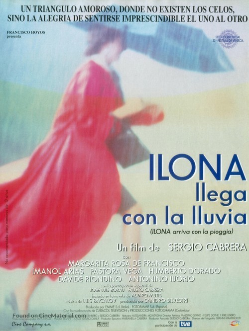 Ilona llega con la lluvia - Spanish Movie Poster