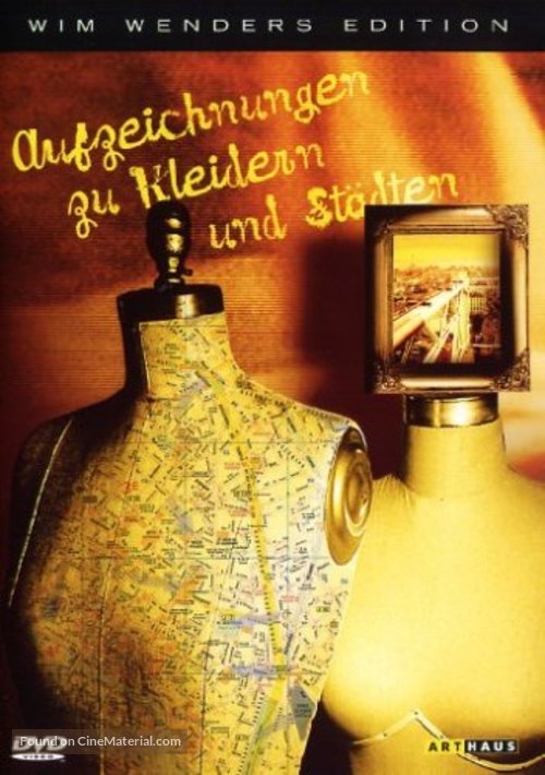 Aufzeichnungen zu Kleidern und St&auml;dten - German DVD movie cover