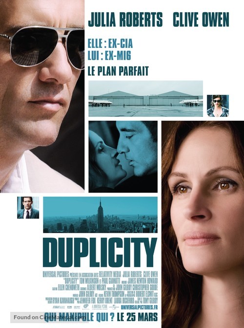 Duplicity - French Movie Poster