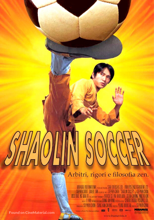 Shaolin Soccer - Italian Theatrical movie poster