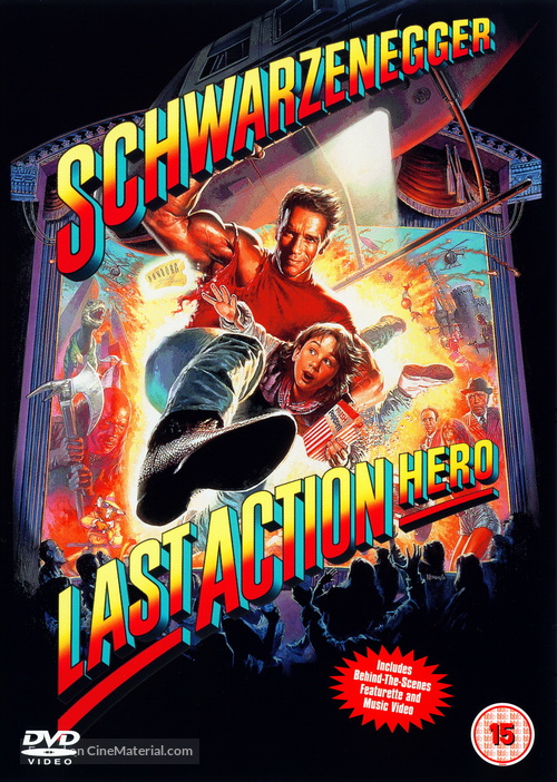 Last Action Hero - British DVD movie cover