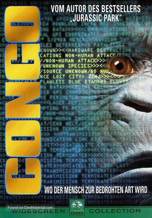 Congo - German DVD movie cover