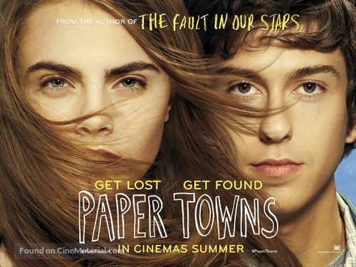 Paper Towns - British Movie Poster