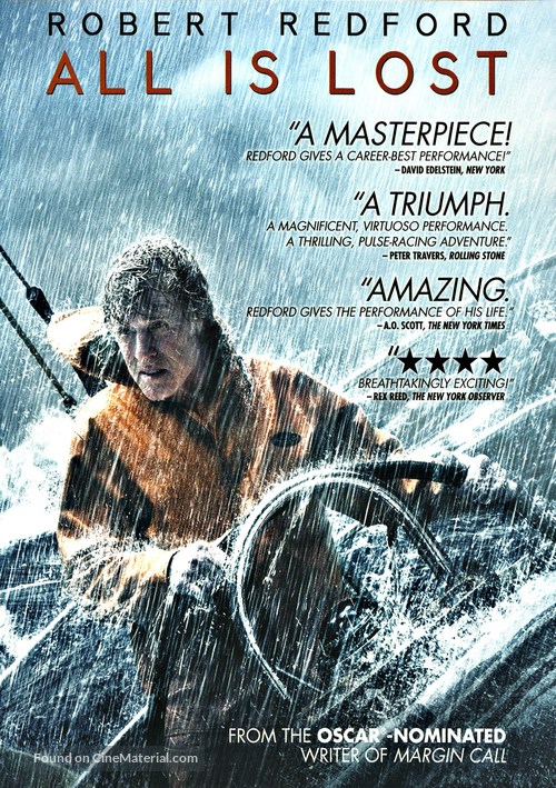 All Is Lost - DVD movie cover