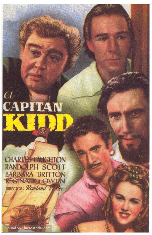 Captain Kidd - Spanish Movie Poster