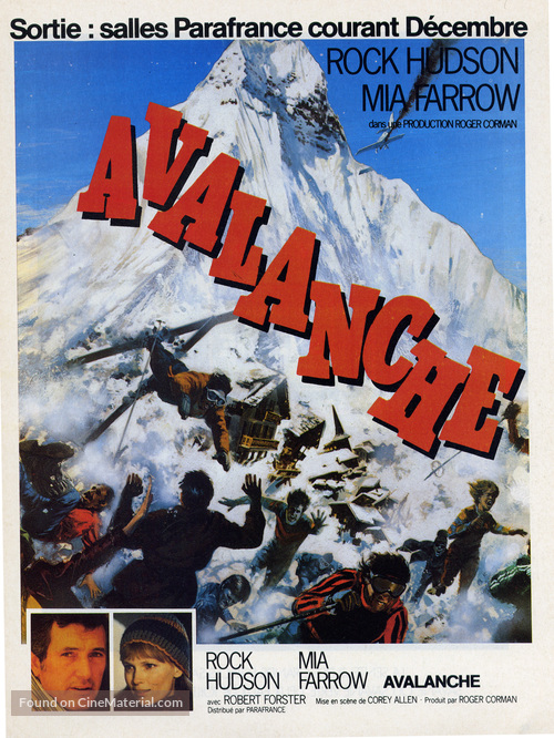 Avalanche - French Movie Poster