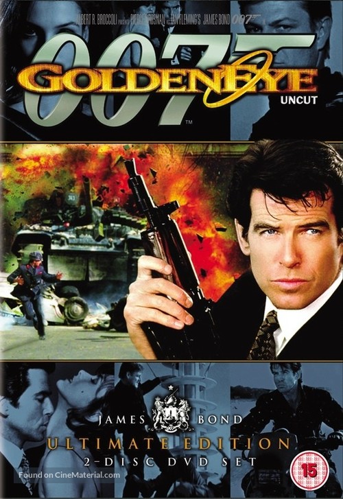 GoldenEye - British DVD movie cover