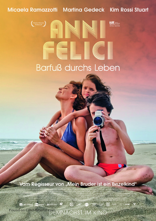 Anni felici - German Movie Poster