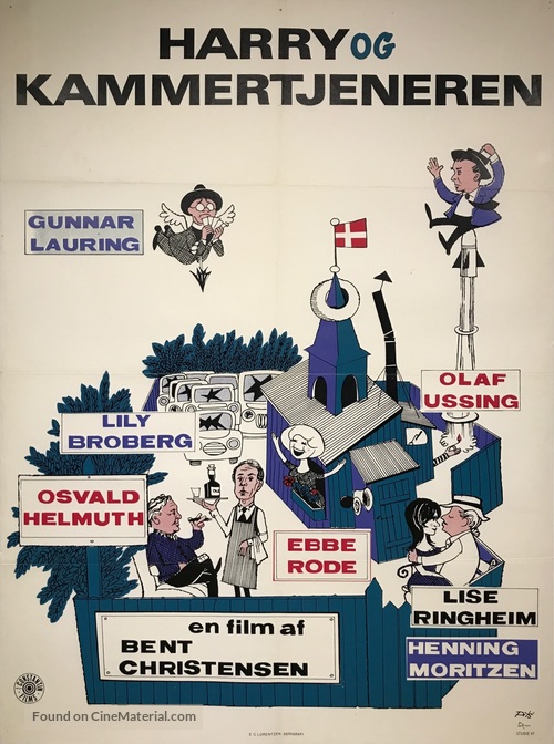 Harry og kammertjeneren - Danish Movie Poster