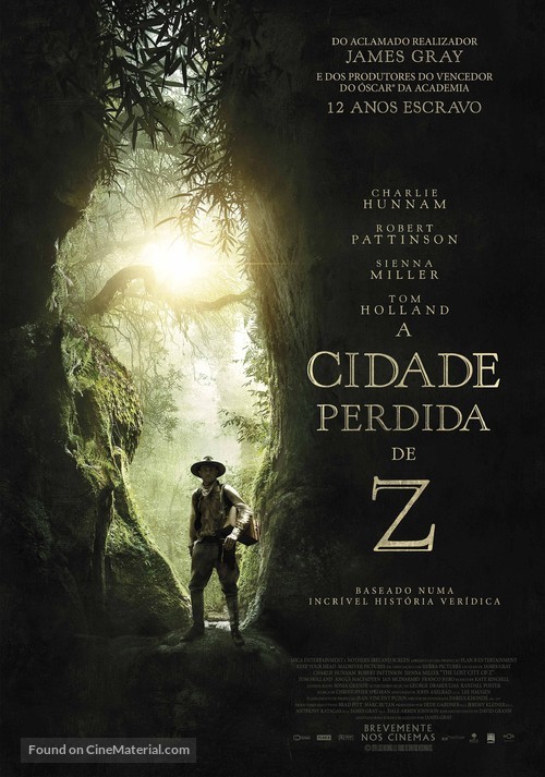 The Lost City of Z - Portuguese Movie Poster