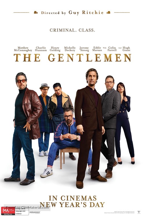 The Gentlemen - Australian Movie Poster